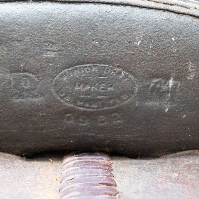 14.5" USED JUNIOR GRAY RANCH SADDLE