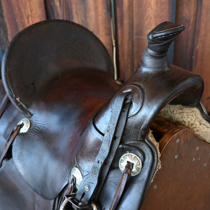R.T. Frazier 1900's Vintage Antique Saddle Collectibles R.T. Frazier