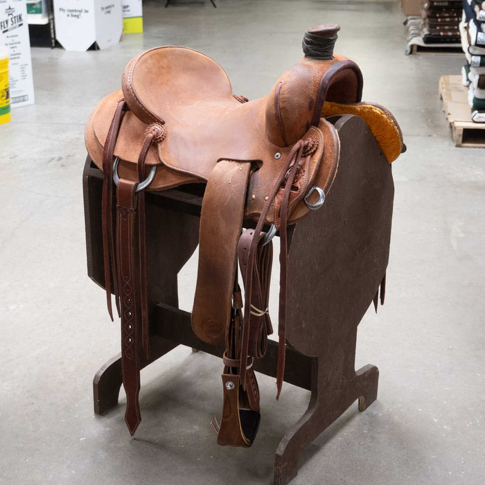 15.5" USED AUSTIN VALIMONT RANCH SADDLE