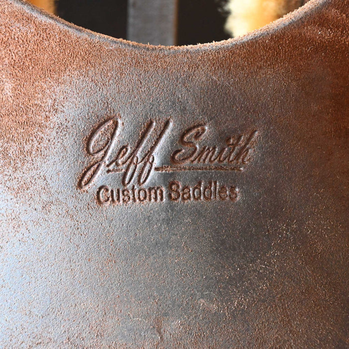 16.5" USED JEFF SMITH RANCH CUTTER SADDLE