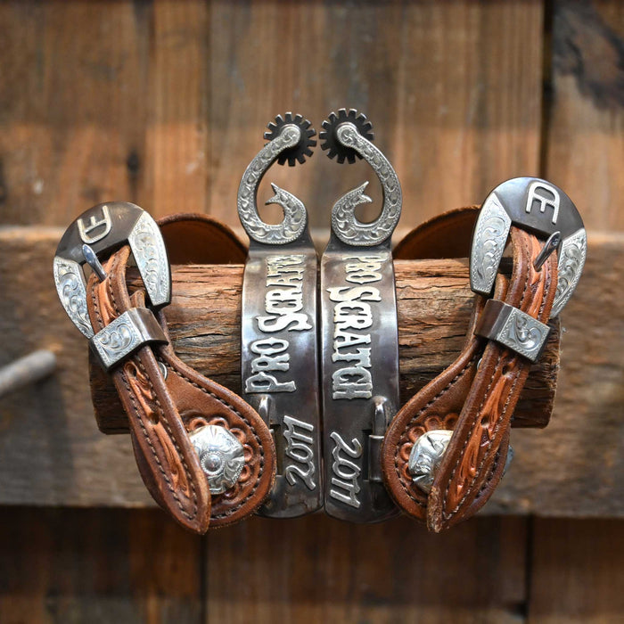 Campbell 14pt. Spurs w/Straps