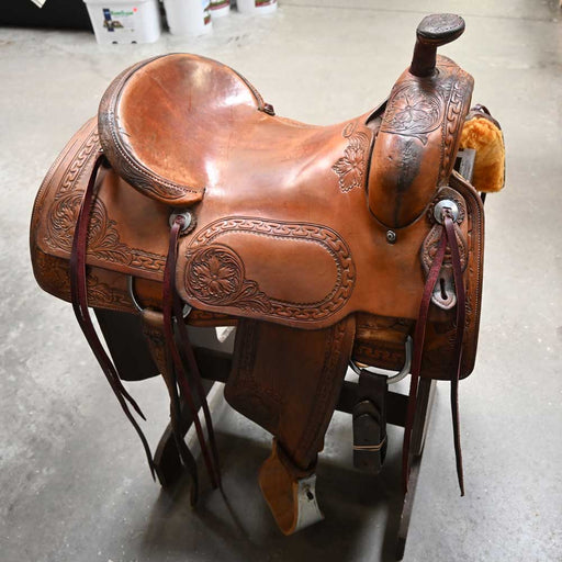 16" USED MONTY REDDY RANCH CUTTING SADDLE Saddles - Used Monty Reddy