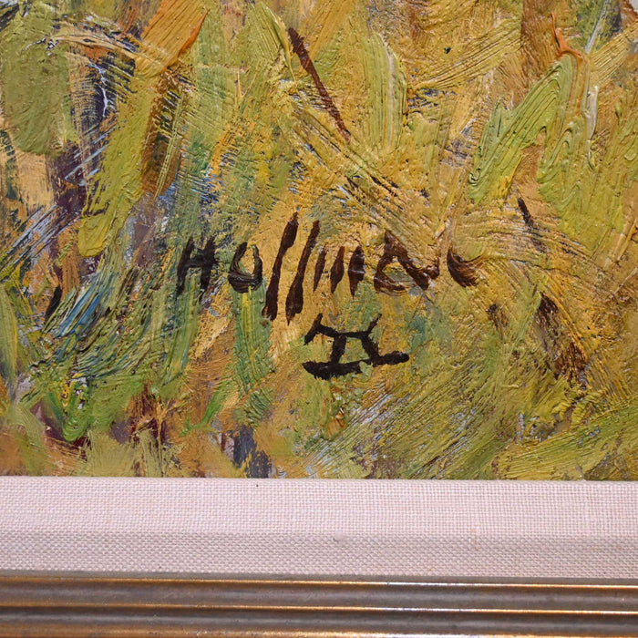 "Fall Outing Dogs on Point" by Frank Hoffman (1888-1958)