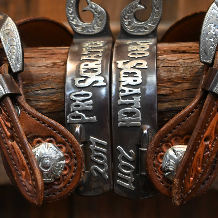 Campbell 14pt. Spurs w/Straps