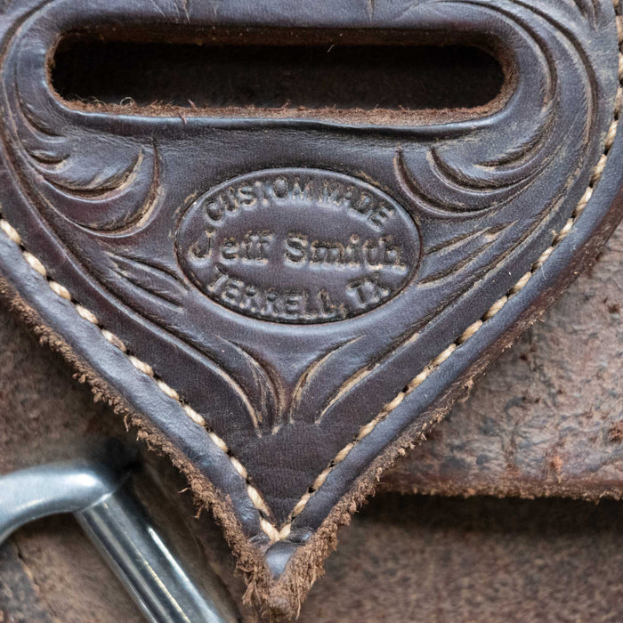 15.5" USED JEFF SMITH COWBOY SADDLE