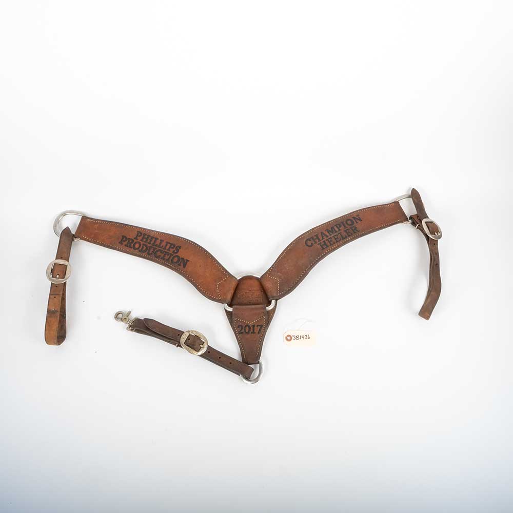 Used Perry Saddles Roping Breast Collar Heavy Duty Sale Barn MISC   