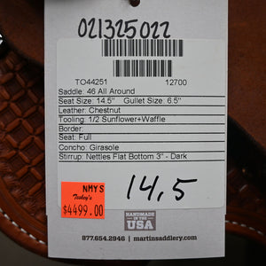 14.5" MARTIN ALL AROUND SADDLE Saddles Martin Saddlery