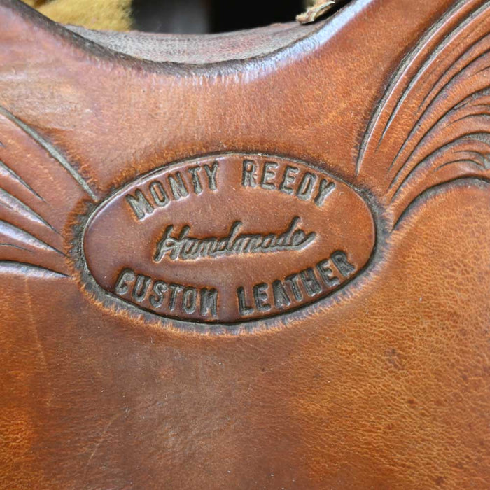16" USED MONTY REDDY RANCH CUTTING SADDLE Saddles - Used Monty Reddy