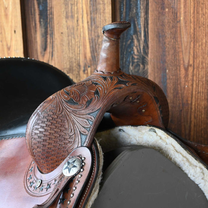 14" USED SADDLE KING BARREL SADDLE