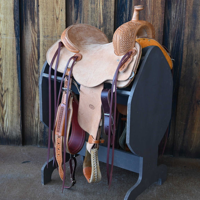 13.5" TESKEY'S RANCH CUTTER SADDLE