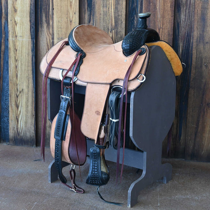 14.5" TESKEY'S TEAM ROPING SADDLE