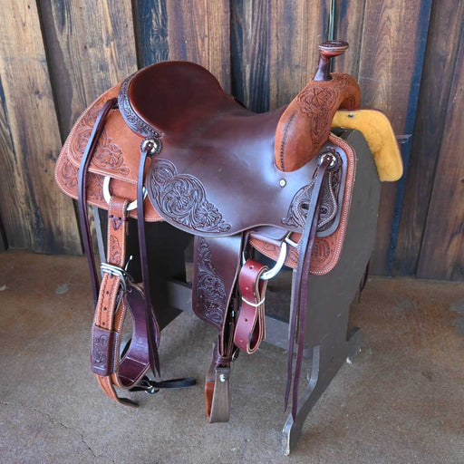 16.5" JEFF SMITH BEAU GALYEAN RANCH CUTTER SADDLE Saddles - New Jeff Smith