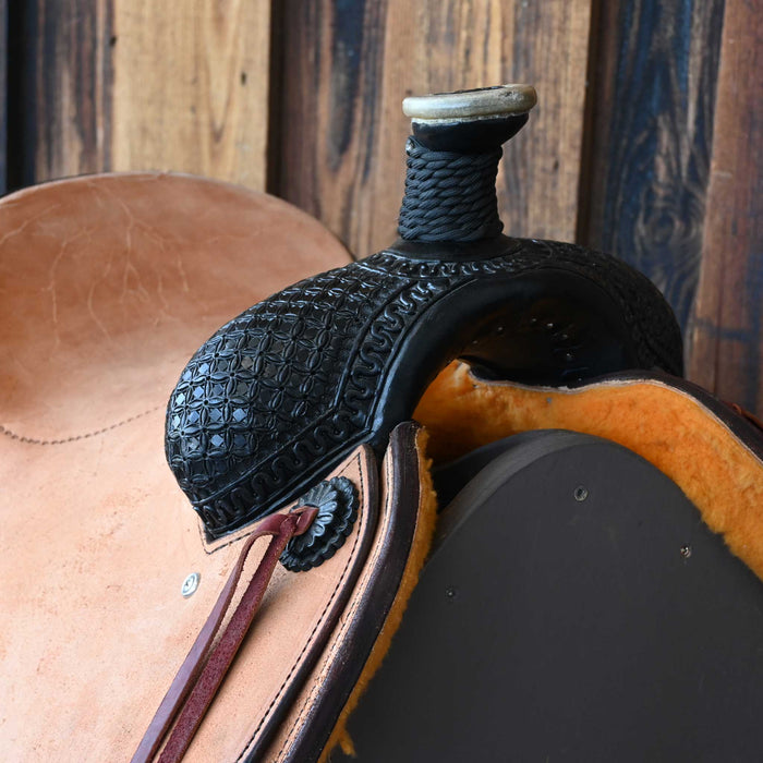 14.5" TESKEY'S TEAM ROPING SADDLE