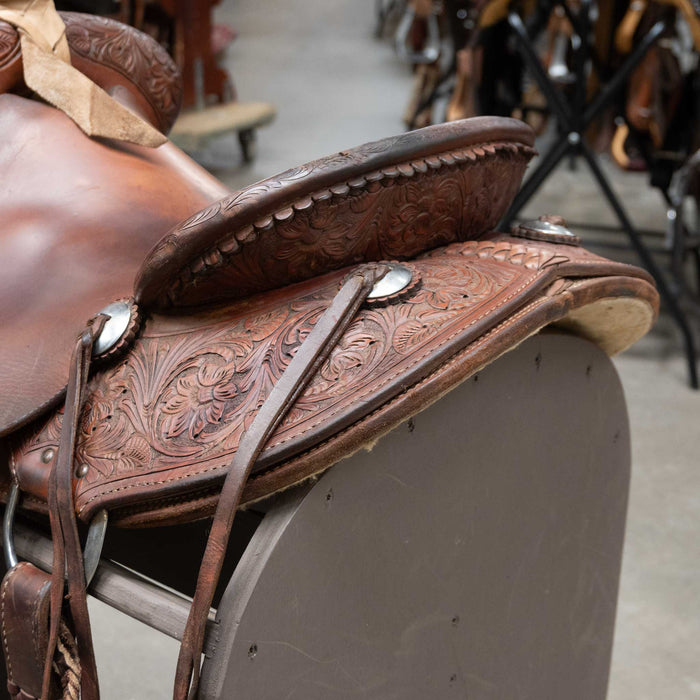 15" USED TRENT WARD RANCH SADDLE Saddles - Used Trent Ward
