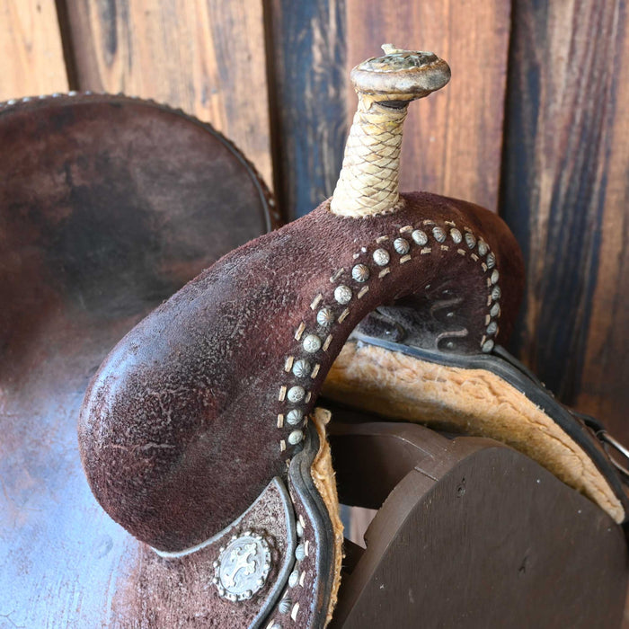 14" USED CIRCLE Y MARTHA JOSEY BARREL SADDLE