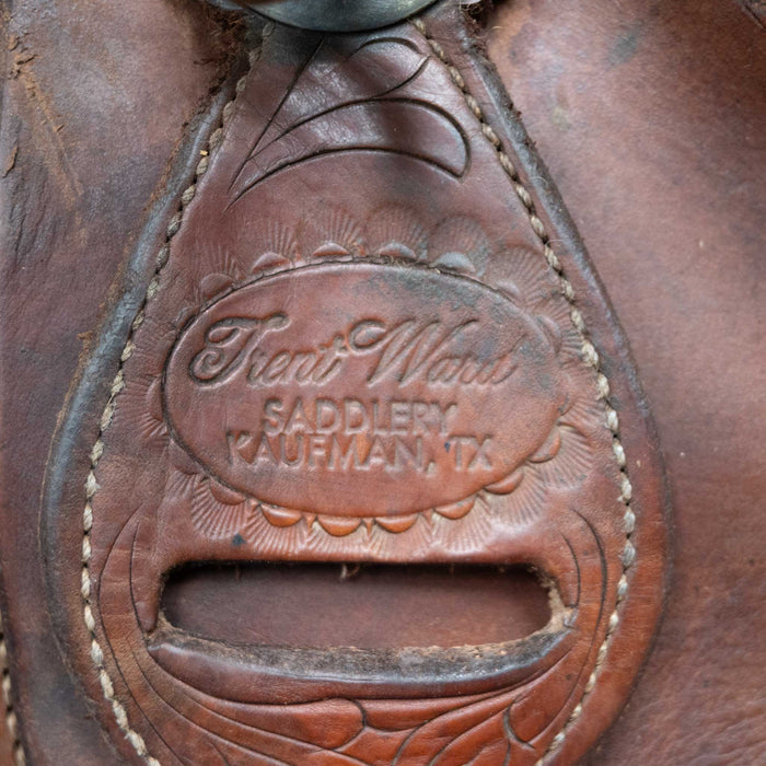 15" USED TRENT WARD RANCH SADDLE Saddles - Used Trent Ward