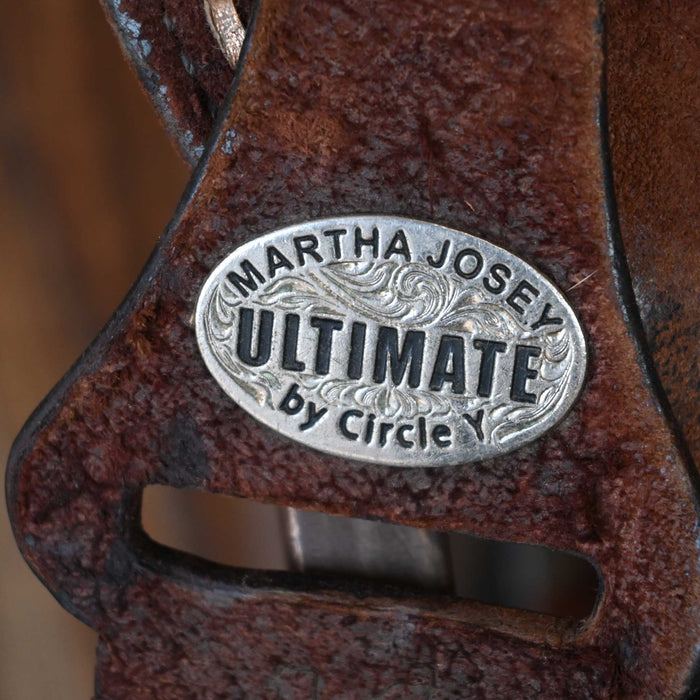 14" USED CIRCLE Y MARTHA JOSEY BARREL SADDLE