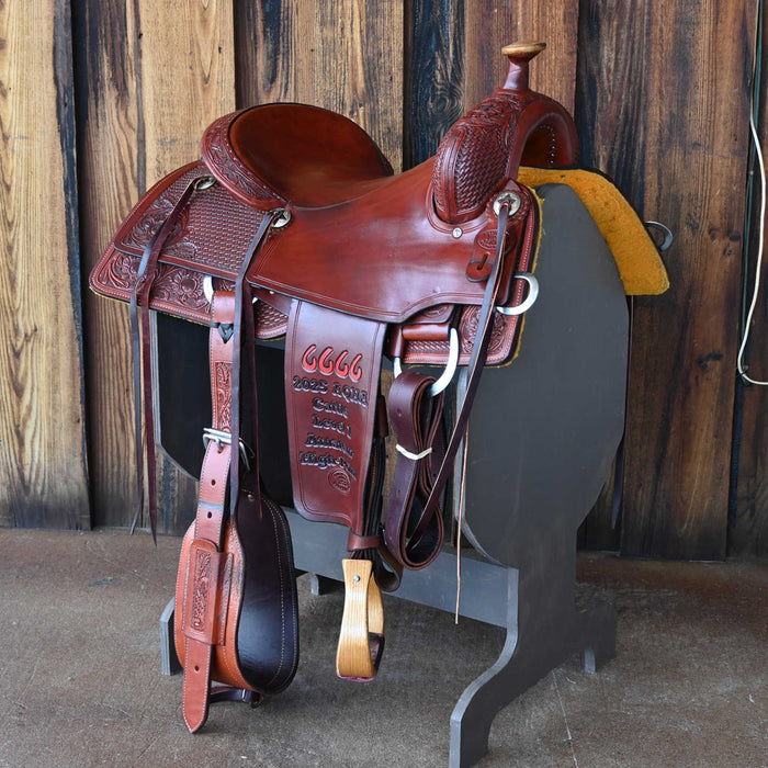 16" USED BILLY COOK RANCH CUTTER SADDLE