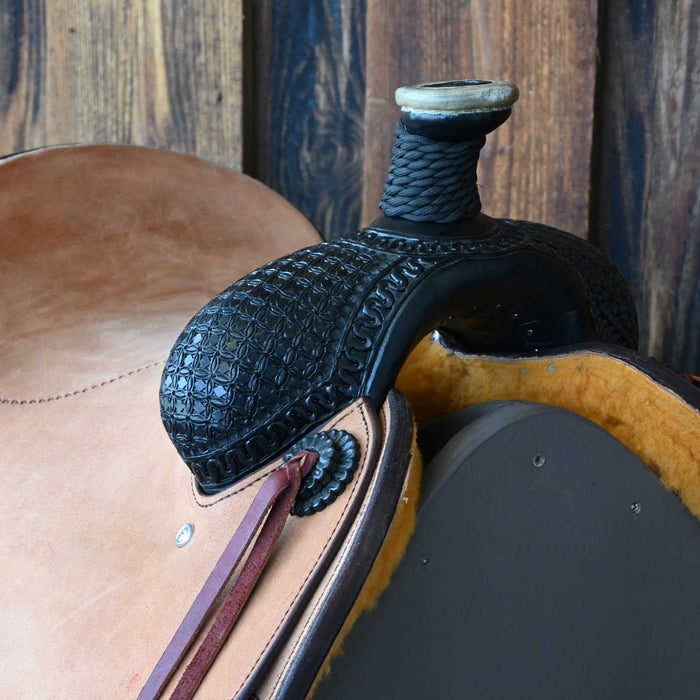 14" TESKEY'S TEAM ROPING SADDLE