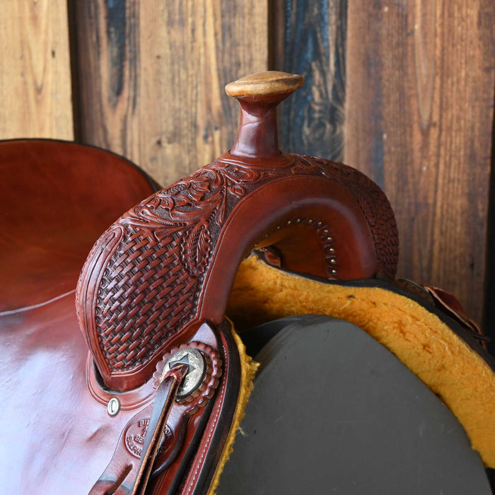 16" USED BILLY COOK RANCH CUTTER SADDLE