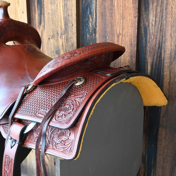 16" USED BILLY COOK RANCH CUTTER SADDLE