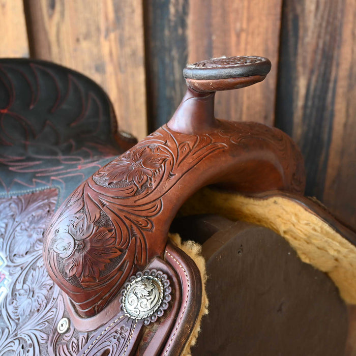 16" USED CACTUS STEER WRESTLING SADDLE
