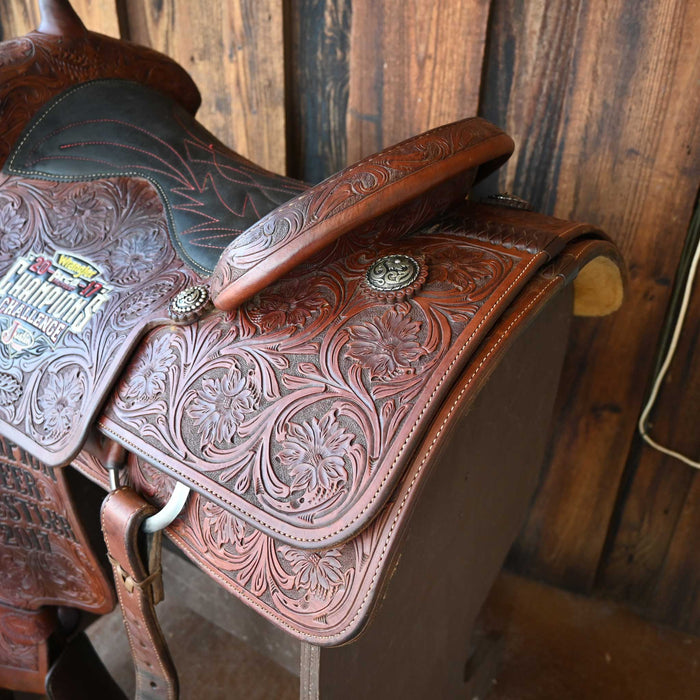 16" USED CACTUS STEER WRESTLING SADDLE