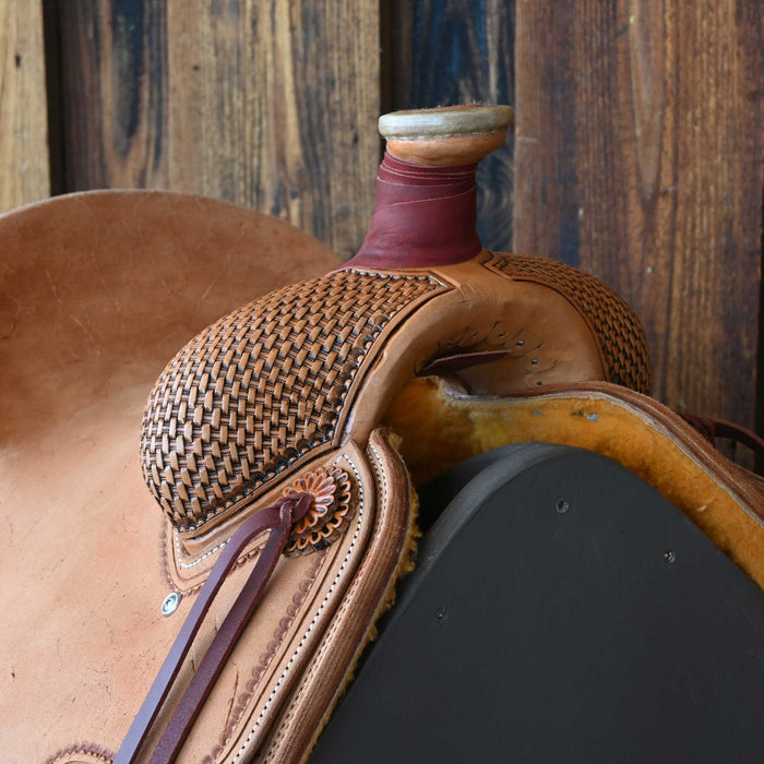 12" PATRICK SMITH TEAM ROPING SADDLE