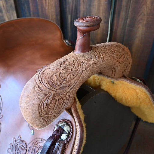 16" JEFF SMITH BEAU GALYEAN RANCH CUTTER SADDLE Saddles - New Jeff Smith