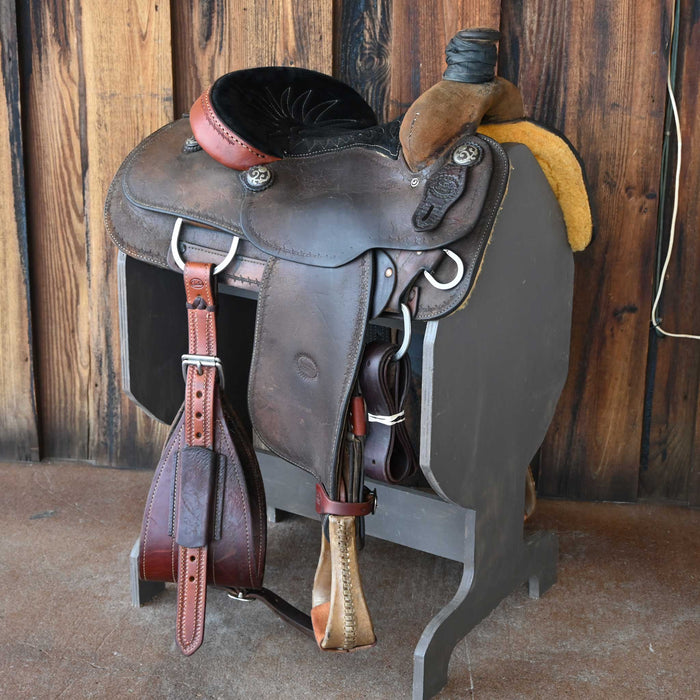 14" USED COATS TEAM ROPING SADDLE