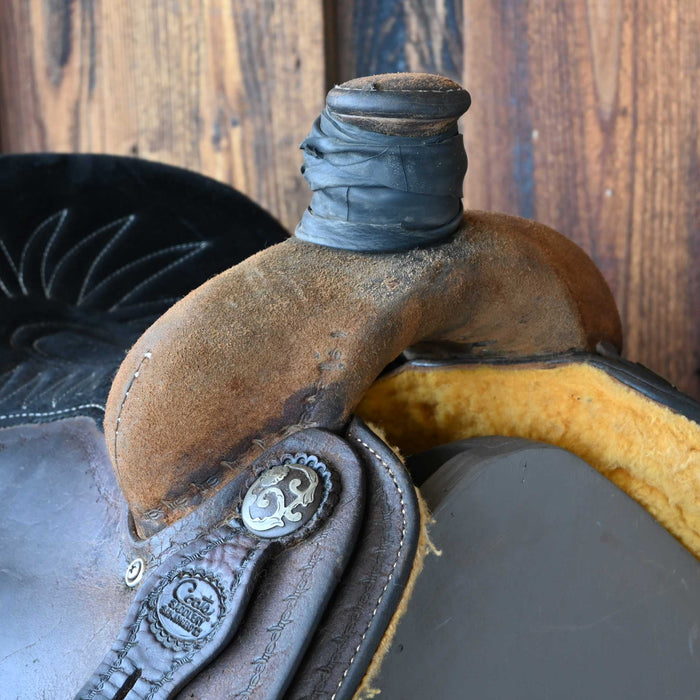 14" USED COATS TEAM ROPING SADDLE