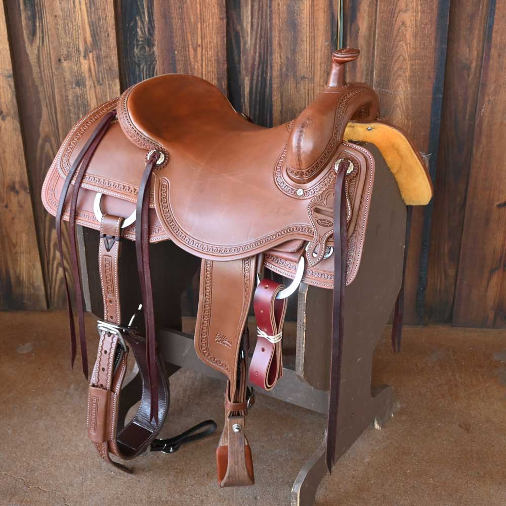16.5" JEFF SMITH BEAU GALYEAN RANCH CUTTER SADDLE Saddles - New Jeff Smith
