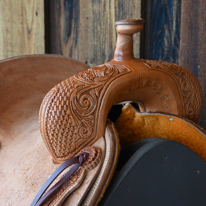 13.5" TESKEY'S PRO CUTTER RANCH CUTTER SADDLE