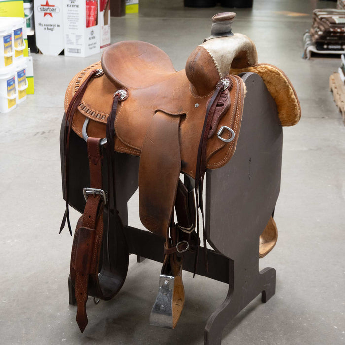 13.5" USED TRENT WARD RANCH SADDLE