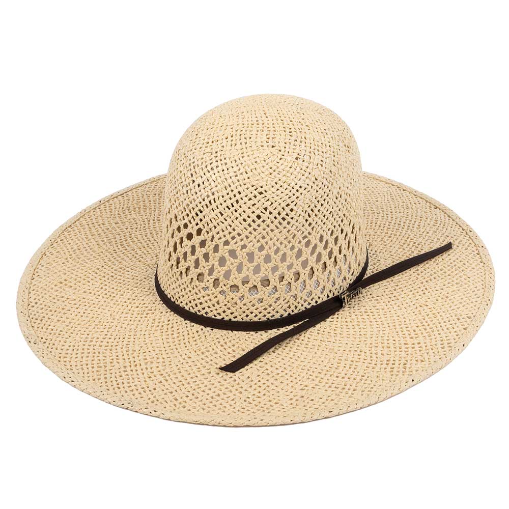 Twister Jute Open Crown Straw Hat HATS - STRAW HATS M&F Western Products   