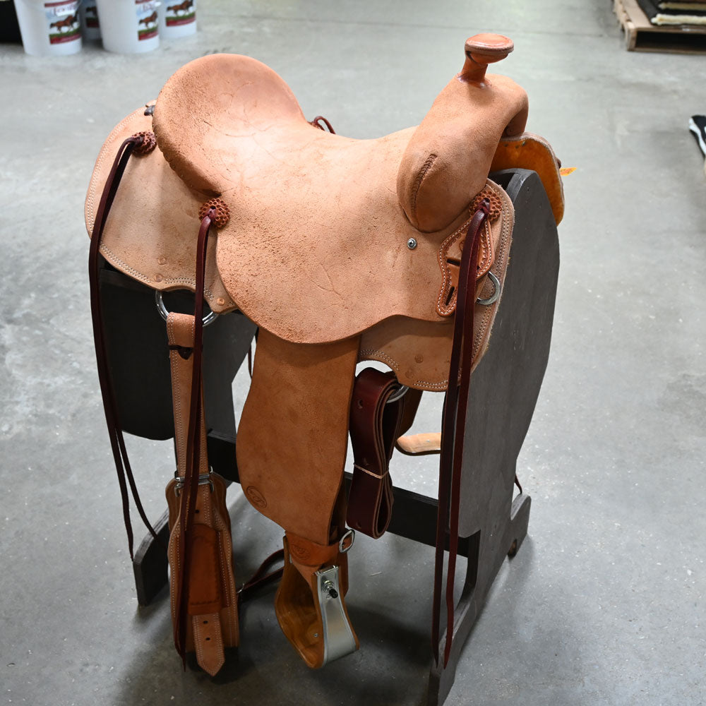 15" TESKEY'S STRIP DOWN RANCH SADDLE