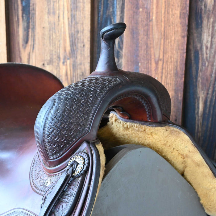 16.5" USED JEFF SMITH CUTTING SADDLE