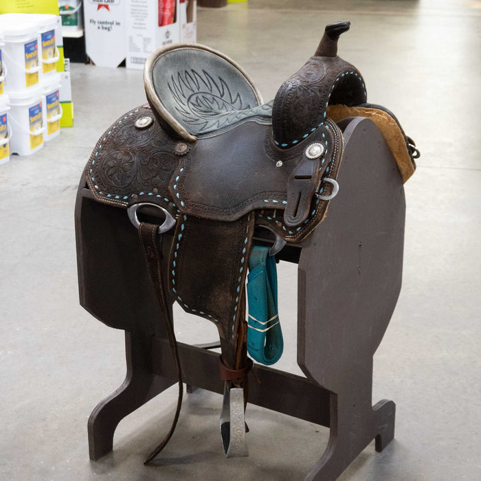 13.5" USED CORRIENTE BARREL SADDLE