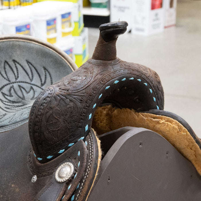 13.5" USED CORRIENTE BARREL SADDLE
