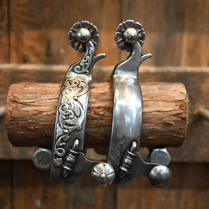 Kerry Kelley Silver Mounted 4pt. Spurs