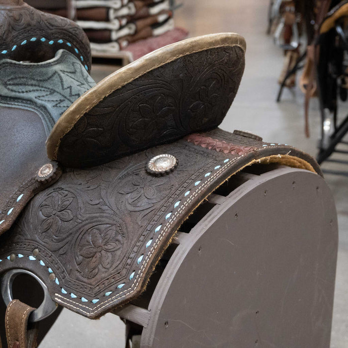13.5" USED CORRIENTE BARREL SADDLE