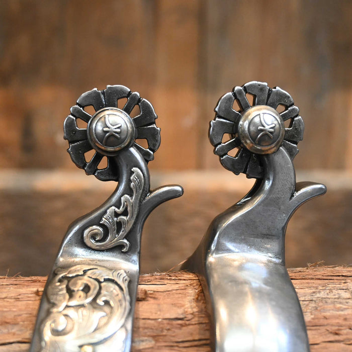 Kerry Kelley Silver Mounted 4pt. Spurs