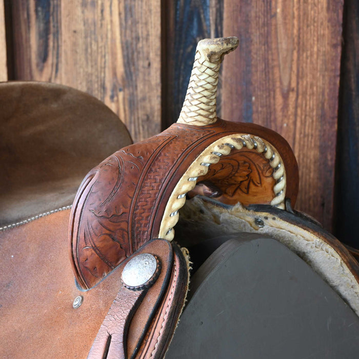 15" USED FRONTIER BARREL SADDLE
