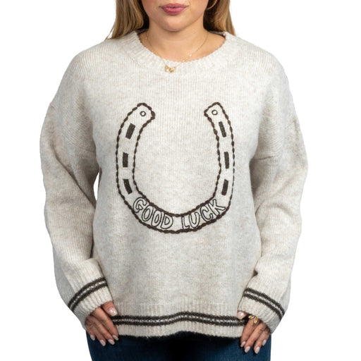 Good Luck Horseshoe Sweater WOMEN - Clothing - Sweaters & Cardigans Bailey Rose