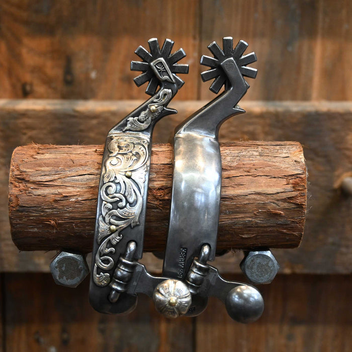 Kerry Kelley Silver Mounted 10pt. Spurs