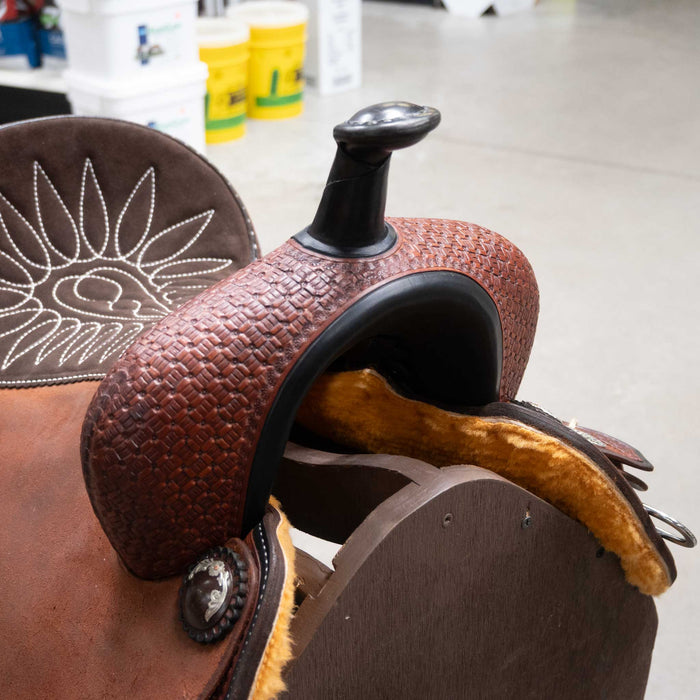 15" MARTIN BTR BARREL SADDLE Saddles - New Martin Saddlery