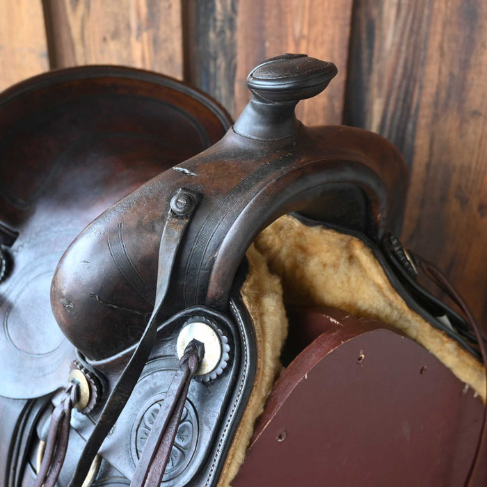 1920's-30's Antique High Back Saddle