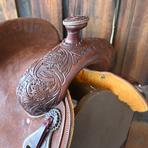 13" JEFF SMITH JUNIOR COW HORSE SADDLE Saddles - New Jeff Smith