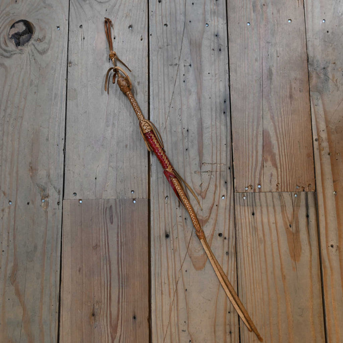 Handmade Vintage Leather Quirt Tack - Whips, Crops & Quirts MISC