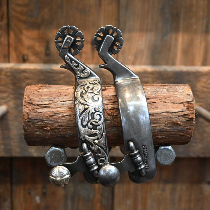 Kerry Kelley Silver Mounted 4pt. Spurs